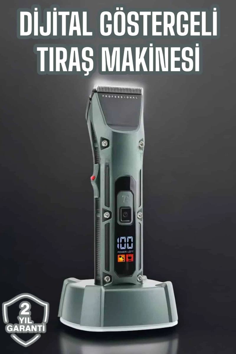 Tıraş Makinesi Uzun Pil Ömrü Şarjlı Günlük Tıraş Makinesi