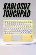 Profesyonel Wifi Q Klavye Bluetooth Klavye Touchpad 10.8 Inç Yeni Nesil - 2