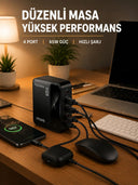 Usb-a Ve Usb-c Girişli Çoklu Şarj Cihazı - 1