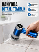 Kablosuz Elektrikli Döner Temizlik Fırçası İle Zorlu Kirleri Kolayca Temizleyin - 1