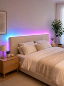 2835 Rgb Şerit Led 5 Metre 54 Led/m Uzaktan Kumandalı Renkli Dekorasyon Işığı - 4