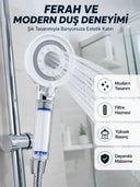 Mineral Taşlı Filtreli Duş Başlığı Güçlü Su Basınçlı Banyo Başlığı - 1