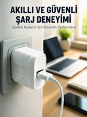 Pratik Ve Kompakt Tasarımlı 12w Usb Telefon Şarj Adaptörü - 1