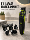 Erkek Kişisel Bakım Seti Çok Amaçlı Sakal Vücut Burun Kulak Tıraş Makinesi - 1