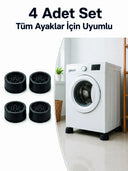 Kaymaz Tabanlı 4 Adet Makine Ayak Yükseltici - 1