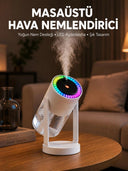 Araç Ve Ev İçin Hava Nemlendirici Projektörlü Sessiz Buhar Yeni Nesil - 1