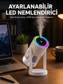 Rgb Işıklı Hava Nemlendirici Ultrasonik Teknoloji Ve Portatif Tasarım Yeni Nesil - 1