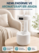 Yağmur Damlası Hava Nemlendirici Ultrasonik Buhar Makinesi 800 Ml Aroma Difüzör - 1