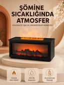Alev Efektli Aroma Yayıcı Hava Nemlendirici Uzaktan Kumandalı Gece Lambası - 1