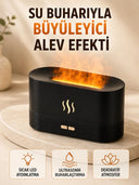 Led Alev Efektli Hava Nemlendirici 9 12 Saat Kullanımlı Aroma Difüzörü - 1