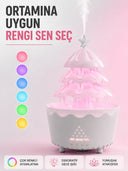 Dekoratif Şans Ağacı Ultrasonik Nemlendirici Rgb Gece Lambalı Aroma Difüzörü - 1