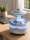 Dekoratif Ufo Hava Nemlendirici Simüle Yağmur Damlalı Renkli Gece Işıklı 350 Ml - 3