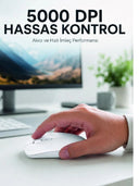 Kablosuz Bluetooth Mouse Sessiz Tıklama Ergonomik Wireless Fare - 1