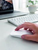 Şarjlı Wireless Mouse Bluetooth Çift Modlu Sessiz Yüksek Hassasiyetli Fare - 4