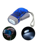 Basmalı Dinamolu El Feneri Pilsiz Taşınabilir Led Aydınlatma - 4