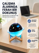 Gece Lambası Özellikli Taşınabilir Nemlendirici Ve Aromaterapi Cihazı Usb Girişli - 1