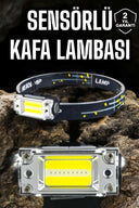 Kafa Lambası Led Fener Pratik Taşınabilir Ayarlanabilir Usb Şarjlı - 1