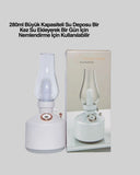 Retro Gaz Lambası Görünümlü Ledli Buhar Püskürtücü Aroma Difüzör - 2