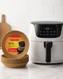 100 Adet Airfryer Kağıdı Su Geçirmez Yağ Tutmaz Pişirme Altlığı - 1