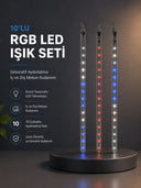 Kayan Yıldız Efektli Rgb Led Işık Seti İç Ve Dış Mekan Kullanımı - 1