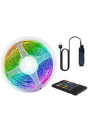 Rgb Şerit Led 10 Metre Led Işık Kumanda İle Kontrol Rgb - 3