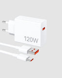 120w Süper Hızlı Şarj Adaptörü – Type-c Kablo Dahil, Yüksek Voltaj Korumalı - 3