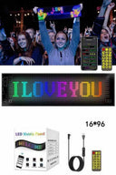 Cama Yapışan En Büyük Boy 16x96 Telefon Kontrollü Led Ekran Digital Araba Yazısı - 4