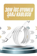 Ios Tüm Serilerle Uyumlu 30w Hızlı Şarj Aleti 11 12 13 14/pro Max Mini Plus - 1