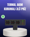 Usb Ve Type-c Portlu Anahtarlı Çoklu Priz Güç Ünitesi - 1