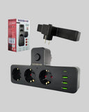Usb Ve Type-c Portlu Anahtarlı Çoklu Priz Güç Ünitesi - 3