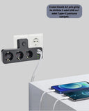 Usb Ve Type-c Portlu Anahtarlı Çoklu Priz Güç Ünitesi - 4