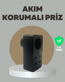 Akıllı Akım Dengelemeli Priz 2500w 4 Usb Type C Çıkışlı - 1