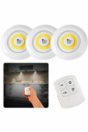 Dolap Işığı Mutfak Rafı Işığı Uzaktan Kumandalı 3 Lü Spot Led Lamba - 2