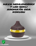 Aromaterapi Uyumlu 300 Ml Led Işıklı Oda Kokusu Difüzörü - 1