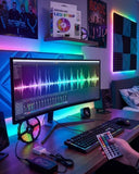 5050 Rgb Led Şerit 5 Metre Uzaktan Kumandalı Ortam Aydınlatma Led - 1