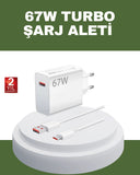 67 Watt Type C Hızlı Şarj Cihazı Oneplus 7 8 9 10 Uyumlu - 1