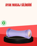 Ayak Masaj Silindiri Derin Doku Masajı Kirpi Topu Akupunktur Etkili - 1