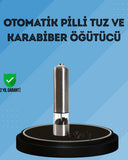 Pilli Baharat Değirmeni Karabiber Tuz Ve Baharat Öğütücü - 1