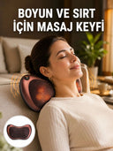 Isıtma Özellikli Derin Yoğurma Masaj Yastığı Priz & Çakmak Girişli Yeni Nesil - 1
