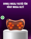Ergonomik Derin Yoğurmalı Boyun Bel Sırt Masaj Cihazı Priz Çakmak Girişli - 1