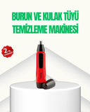 Kulak Burun Tüy Temizleme Makinası Pilli Kırmızı Ergonomik - 1