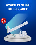 Pencere Güvenlik Kilidi Açılma Sınırlayıcı At 2 Adet - 1