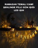 Pilli Ramazan Ve Bayram Led Işık Zinciri Cami Temalı Dekoratif - 1