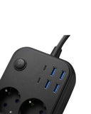 Termal Korumalı Uzatma Kablosu 4 Priz Usb Ve Type C Çoklu Şarj İstasyonu - 4