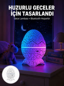 Bluetooth Hoparlör Özellikli 7 Renkli Gece Aydınlatması Yeni Nesil - 1