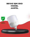Enerji Tasarruflu Şarjlı Led Ampul 30w Beyaz Işık - 1