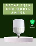 Şarjlı Led Torch Ampul 30 Watt Beyaz Işık Enerji Tasarruflu - 1