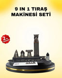 9’u 1 Arada Bakım Seti Güçlü Motorlu Saç Sakal Burun Kulak Trimmer - 1