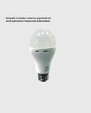 30w Şarjlı Led Ampul E27 Duy %80 Enerji Tasarruflu Soğuk Beyaz - 4