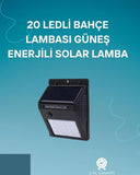 Hareket Sensörlü Solar Lamba | 120° Algılama Açısı, 3-4 Metre Mesafe, Suya Dayanıklı Led - 1